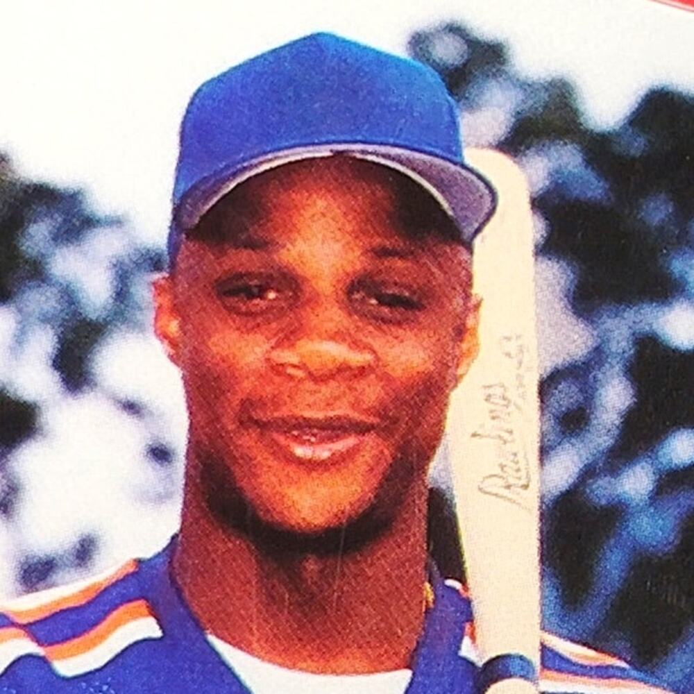 1991 Post Collector Series Darryl Strawberry #7 New York Mets OF Ball Card NM